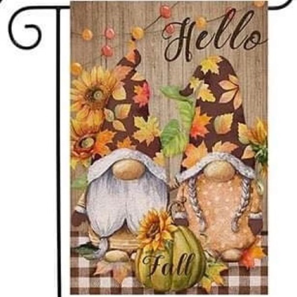 Brand New Fall Thanksgiving Garden Flag #3
